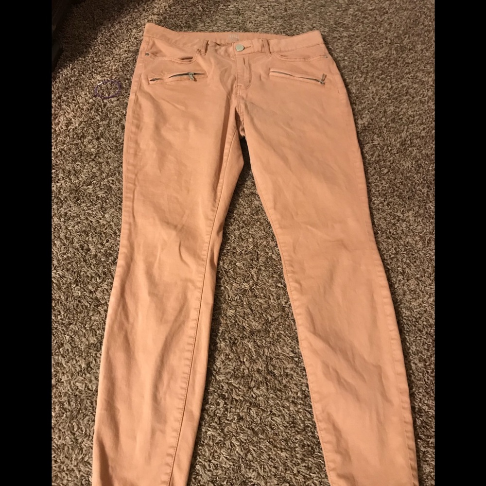 Ankle length zipper jegging